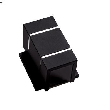 Imagem de Kit 3 Arandelas Preto 2 Focos 2 Frisos Base Parede Ar1512