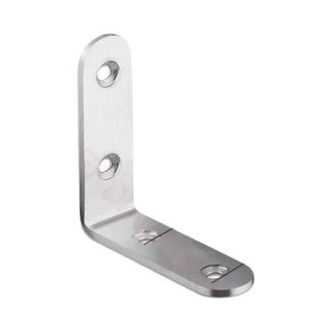 Imagem de Suportes De Canto Em Aço Inoxidável 90 Graus (10 Peças) - Suportes De 