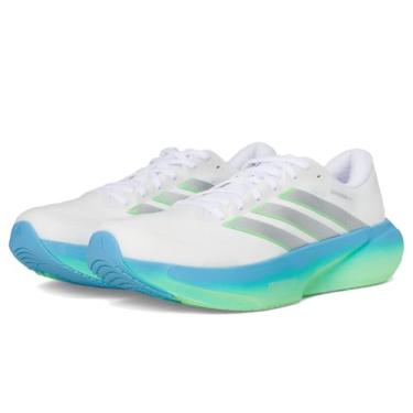 Imagem de adidas Tênis de corrida masculino Supernova Rise 3 M, Branco/Prata Metálico/Semi Azul Burst, 45