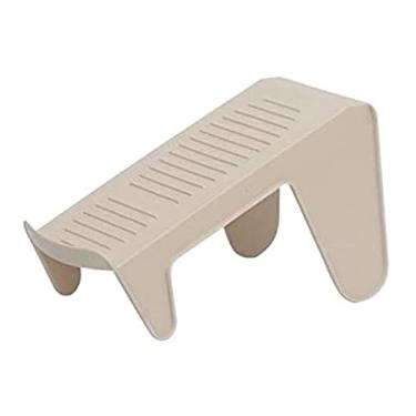 Imagem de Prateleira de sapato, organizador de sapatos, organizador de plástico, organizador de sapatos, cabides de porta de plástico que economizam espaço, compartimento para sapatos, suporte de armazenamento