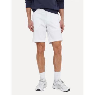 Imagem de Bermuda Tommy Hilfiger Masculina de Sarja Stretch Branca-Masculino