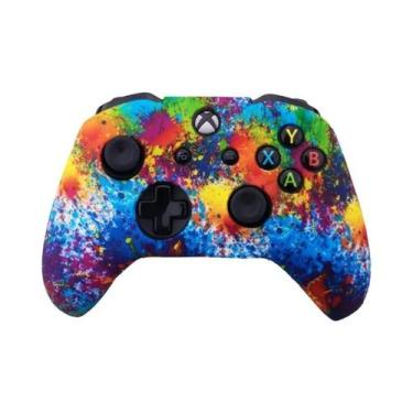 Imagem de Capa Protetora De Silicone Camuflada Com Grips Para Controle Xbox One 