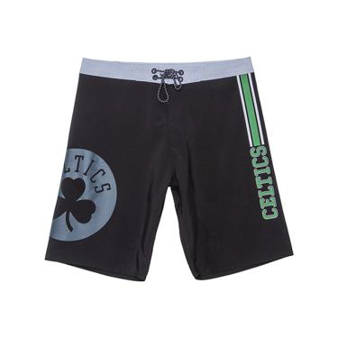 Imagem de Boardshort Sintético Masculino Estampado Boston Celtics Preto N694A - NBA