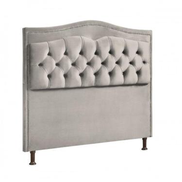 Imagem de Cabeceira Holanda 1,95 2.0 - Veludo Shop Das Cabeceiras Marfim