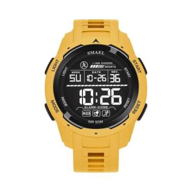 Imagem de Relógio Esportivo Digital Masculino À Prova D'água SMAEL Com Mostrador