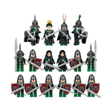 Imagem de Brinquedos De Blocos De Montar Em Forma De Bonecos Humanoides Miniatur