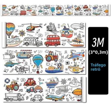 Imagem de Rolo De Desenho DIY Para Crianças, Papel Adesivo Colorido De 3M, Brinq