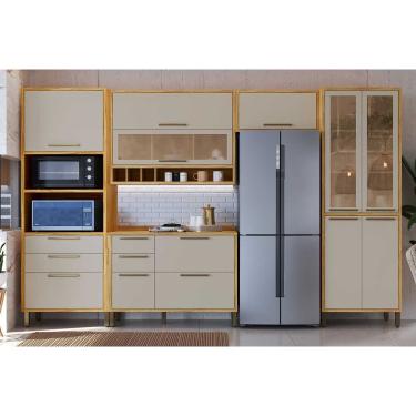 Imagem de Kit Modulado Ronipa 5 Peças Syrah C5P147 Amendoa/Off White