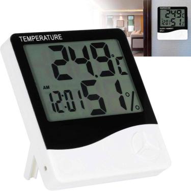 Imagem de Higrômetro Digital Sensor Temperatura Para Mercadinho E Loja