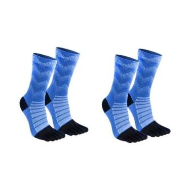 Imagem de Meias Esportivas Unissex De Lã Merino Térmicas Com Absorção De Umidade