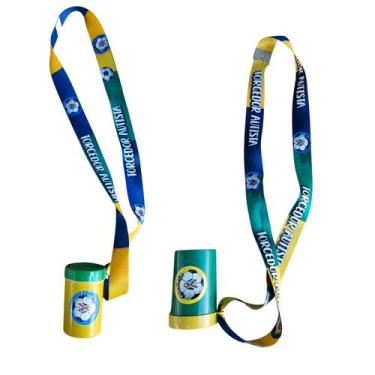Imagem de Kit 2 Buzinas Torcedor Autista com cordão torcedor futebol - Coleo Tea