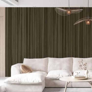 Imagem de Kit 3 Rolos Papel De Parede Adesivo Madeira Marrom 3,0M - Gh Papel De 