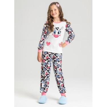 Imagem de Pijama Longo Infantil Menina Natural Vaquinha Muu, 14