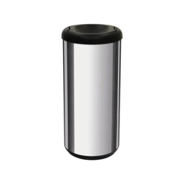 Imagem de Lixeira Inox Tramontina Cápsula Selecta Plus Polipropileno, Preto e In