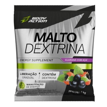 Imagem de Maltodextrina Dextrose Body Action Guaraná e Açaí 1kg -, Guaraná e Aça