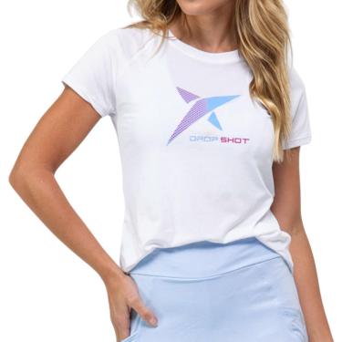 Imagem de Camiseta Drop Shot Baby Look Game 2.0 Branco-Feminino