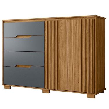 Imagem de Cômoda Texas Freijó Cinza - Moval