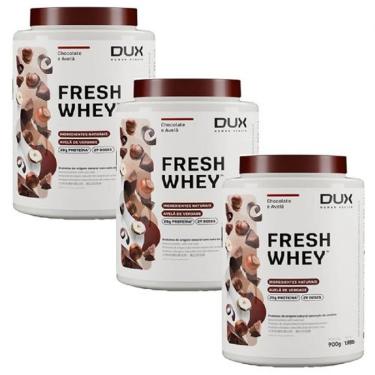 Imagem de Kit 3X Fresh Whey - 900g Chocolate e Avelã - Dux Nutrition-Masculino
