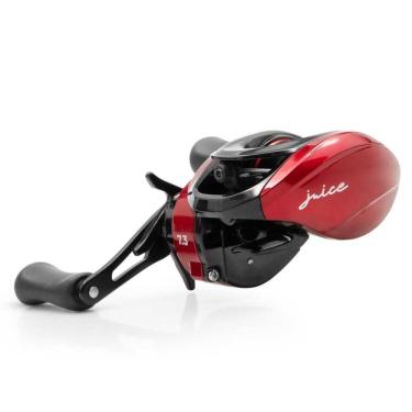 Imagem de Carretilha Juice RH Red Drag 5kg Direita com 7 Rolamentos, Drag 5KG, Vermelho Maruri Fishing