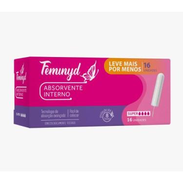 Imagem de Absorvente Interno FEMINYD Super 16 Unidades