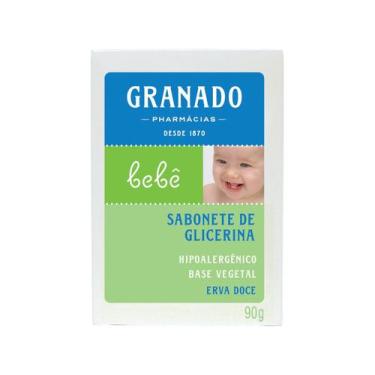Imagem de Sabonete Infantil Granado Bebê Glicerinado Erva Doce 90g, 1, 90g