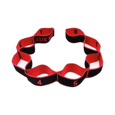 Imagem de Faixa Elástica De Resistência Para Adultos, Cinto De Yoga Para Pilates