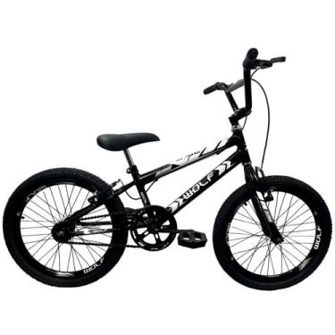 Imagem de Bicicleta infantil aro 20 CROSS BMX + RODINHA LATERAL - WOLF BIKE, Pre