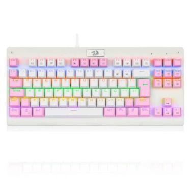 Imagem de Teclado Mecânico Gamer Redragon Dark Avenger, RGB, Switch Blue, ABNT2,