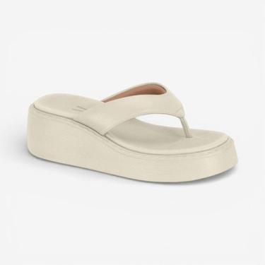 Imagem de Tamanco Plataforma Vizzano de Dedo Off White, Branco off, 36