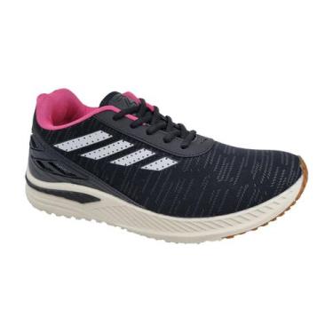 Imagem de Tênis Esportivo Estiloso Caminhada Academia Feminino Zeus