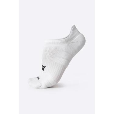 Imagem de Meia Curta para Corrida HUPI Running Pro Invisível Branco, Branco