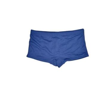 Imagem de Sunga Boxer Bebê Lisa - Azul - Banho Maria, G