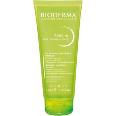 Imagem de Bioderma Sébium Gel Moussant Actif 100ml Gel de Limpeza Facial Control