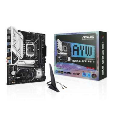 Imagem de Placa Mãe Asus B760M-Ayw Wifi Ii Ddr5 Matx Lga 1700 M.2 Nvme Hdmi Usb 