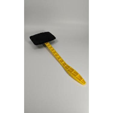 Imagem de Limpador Vidros Microfibra Automotivo Articulável Amarelo - Congratula