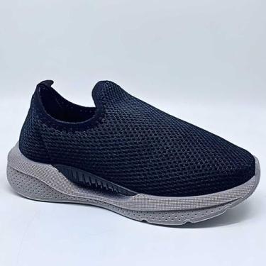 Imagem de Tênis Menino Molekinho Infantil Jogging Calce Facil 2864.100, Preto, 3