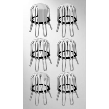 Imagem de Ralo Calha Anti Folhas 50-100mm 6 Unid - Congratulations Store