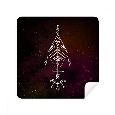 Imagem de Universe Geometry Alien Totem óculos de limpeza de tela tecido de camurça pacote com 2