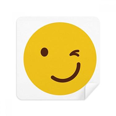 Imagem de Blink SLE Yellow Happy Illustration Pattern Glasses Cloth Screen Cleaner Suede Fabric 2 Pack