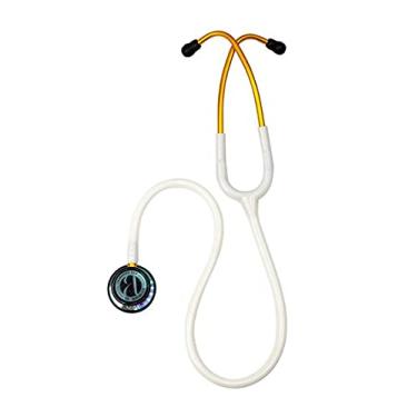 Imagem de Estetóscopio Bic Eternity Adulto E Pediátrico Duplo Inox (Branco Com Dourado)