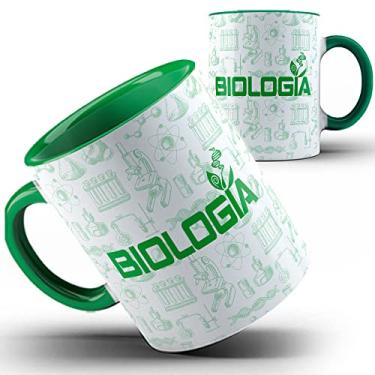 Imagem de Caneca verde xicara Biologia