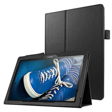 Imagem de YUNCHAO Caixa de telefone Textura Litchi Caixa de couro de cor sólida horizontal com suporte para lenovo tab 2 A10-30 X30F & Tab 2 A10-70F, 10,1 polegadas capa para celular