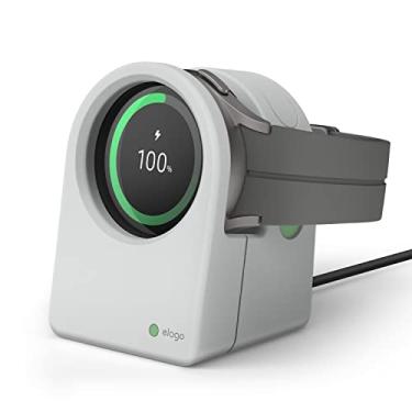Imagem de elago Suporte de carregamento GWT3 compatível com Samsung Galaxy Watch 8/8 Classic, 7/Ultra, 6/6 Classic, 5/5 Pro (40, 43, 44, 45, 47 mm) Design clássico de relógio - [Cabo de carregamento não