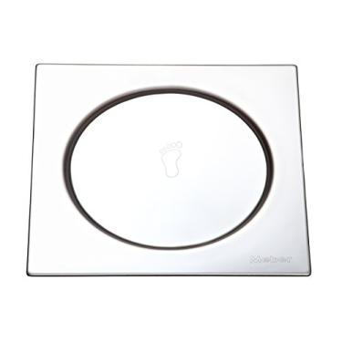 Imagem de Grelha Fecho Pressão Quadrada Inox Meber 10 X 10 X 5.5 Cm