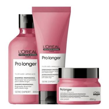 Imagem de Kit Loreal Pro Longer Shampoo + Condicionador + Máscara - L'oreal Prof