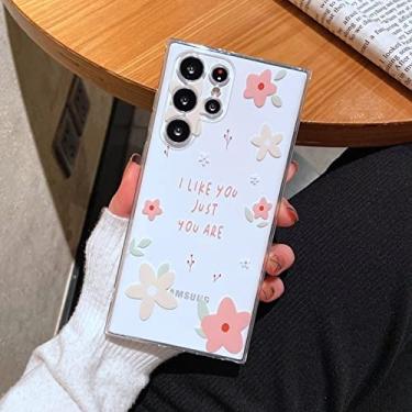 Imagem de Capa de silicone transparente linda flor para Samsung S20 FE S21 Ultra S22 Plus Note 10 Pro 20 A13 A53 A33 A73 capa de proteção de lente, JKYWFlower, para Samsung A51 4G