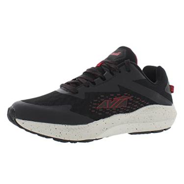 Imagem de Avia Storm Men’s Running Shoes with Lightweight Breathable Mesh - Black/Red, 8.5 Medium