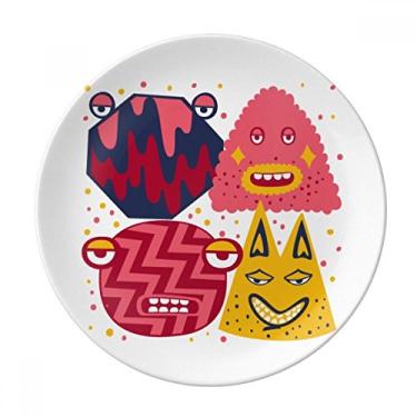 Imagem de Prato de festa de monstro do universo e alienígena decorativo de porcelana Salver louças de jantar