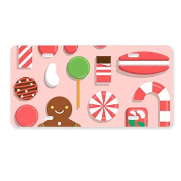 Imagem de DIYthinker Feliz Natal presente de infância padrão placa de carro decoração de aço inoxidável acessório
