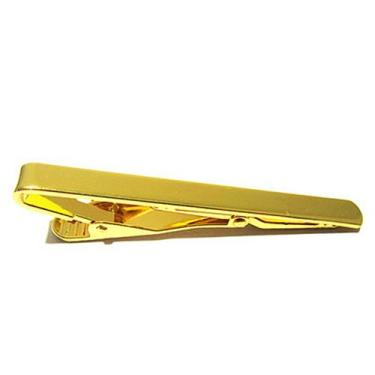 Imagem de hwangli Prendedor masculino prateado/dourado de cobre chique para gravata gravata gravata gravata clipe ocasião formal grampo dourado